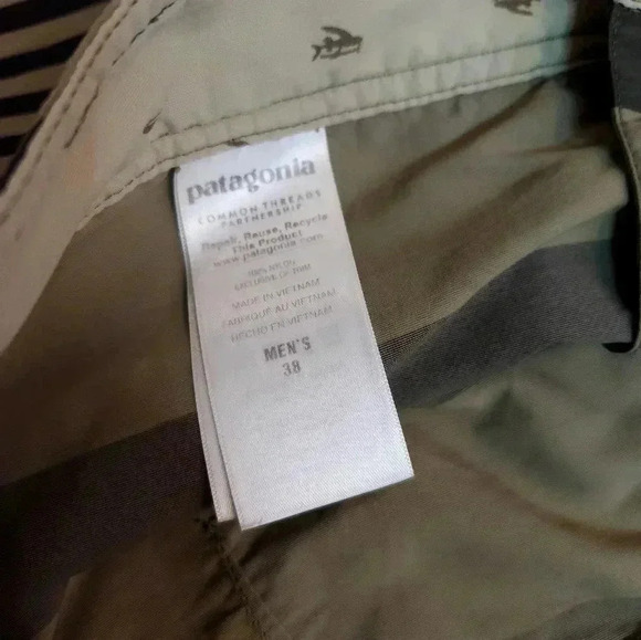 Patagonia Board Shorts Men’s 38 Wavefarer Coastal Surf Pool Ocean Swimming Trunk - Picture 4 of 7